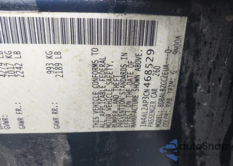2012 Nissan Altima 2.5 S from USA, damaged, VIN 1N4AL2AP3CN468529